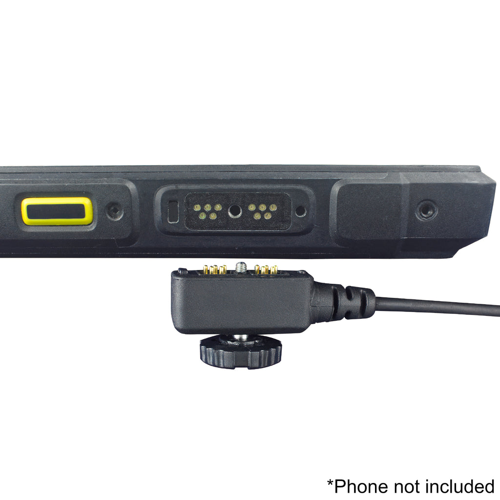 Tactical 2 Wire Comms Kit w/ Braided Fiber Cabling for Peltor, 3M, Howard Leight Impact Pro, Impact Sport, Pro Ears, MSA  Nexus J11 B2W-SNL-80 Sonim: XP5 & XP8 Comm Gear Supply CGS