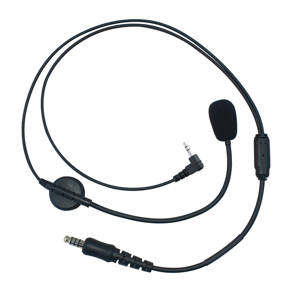 P/N: PTBM-3.5-NX-N: Tactical Boom Mic Comms Kit for Ear Pro Headset. Directly use the 3.5 mm Connector: 3M, Walker's, Howard Leight Impact Pro, Impact Sport, Pro Ears, MSA & More w/ 3.5mm Audio Input Connector
