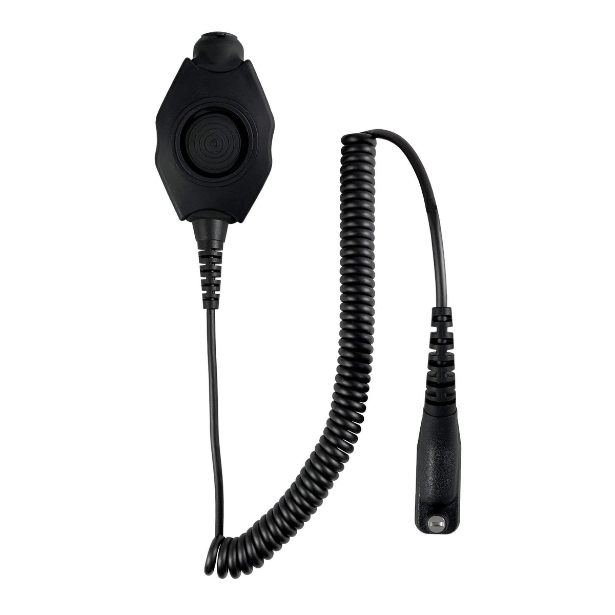 Tactical Radio Adapter/PTT for Headset: US/Civilian/