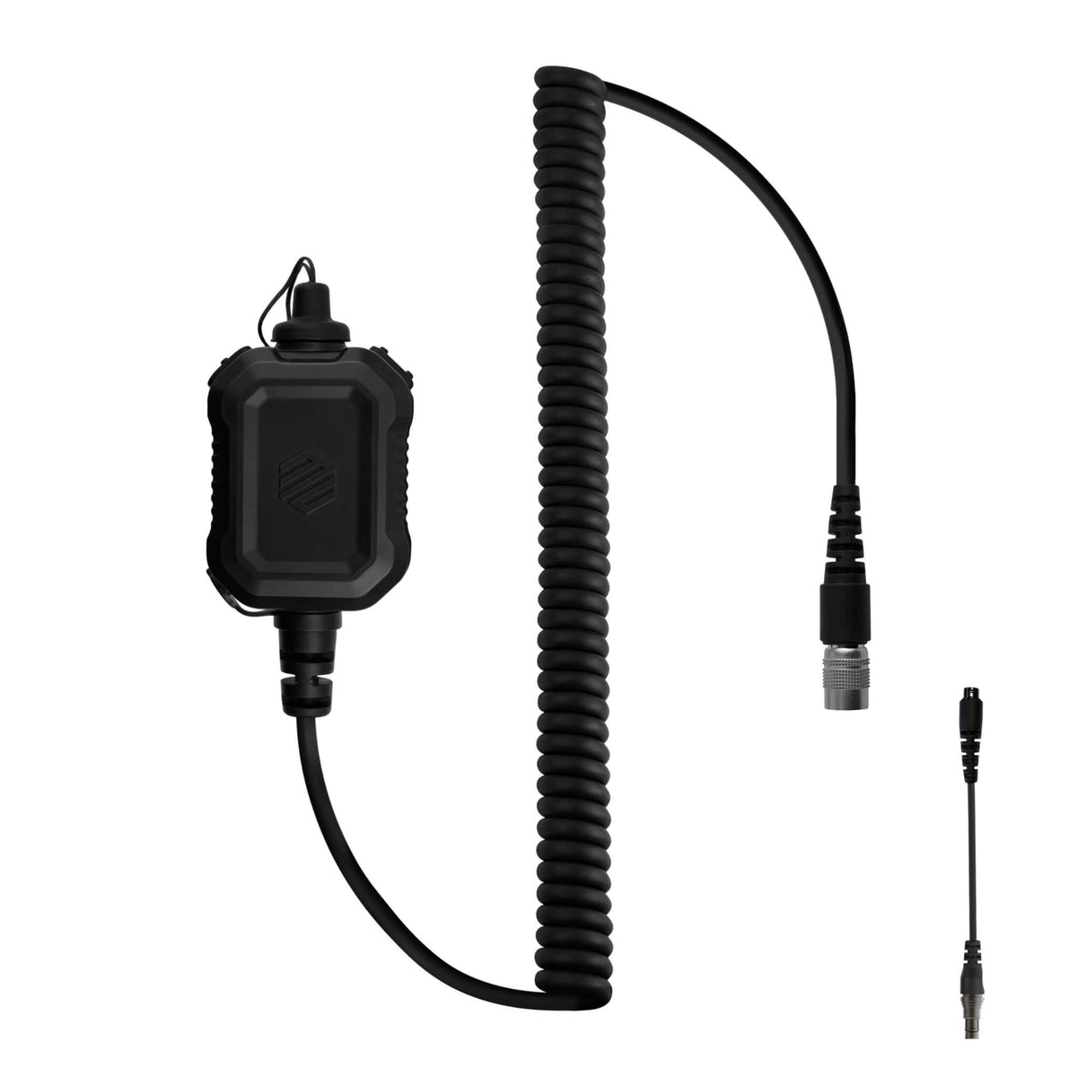 PolTact V2 Tactical Radio PTT for Headset w/ Dual Buttons & Quick
