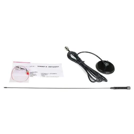 UT-72: Genuine Nagoya UT-72 Super Loading Coil 19-Inch Magnetic Mount (Heavy Duty) VHF/UHF Antenna PL-259, Includes Additional SMA Adaptor for BTECH/BaoFeng, and other SMA based Radios