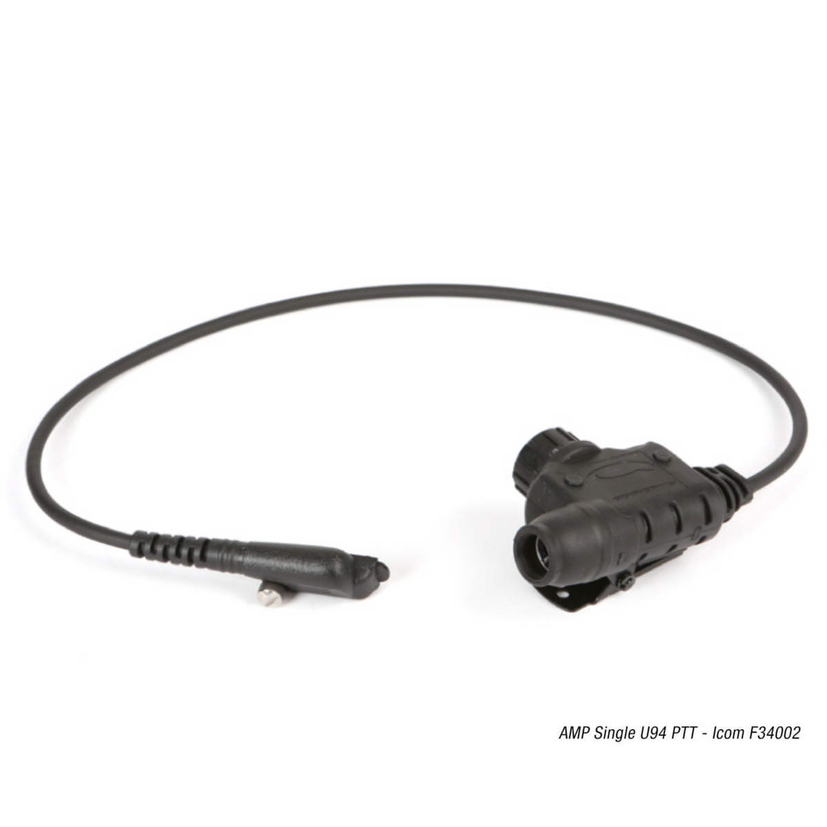 HYT Deluxe Two Wire Covert Acoustic Tube Earpiece With Mic & PTT  M1 By Radioswap Premium