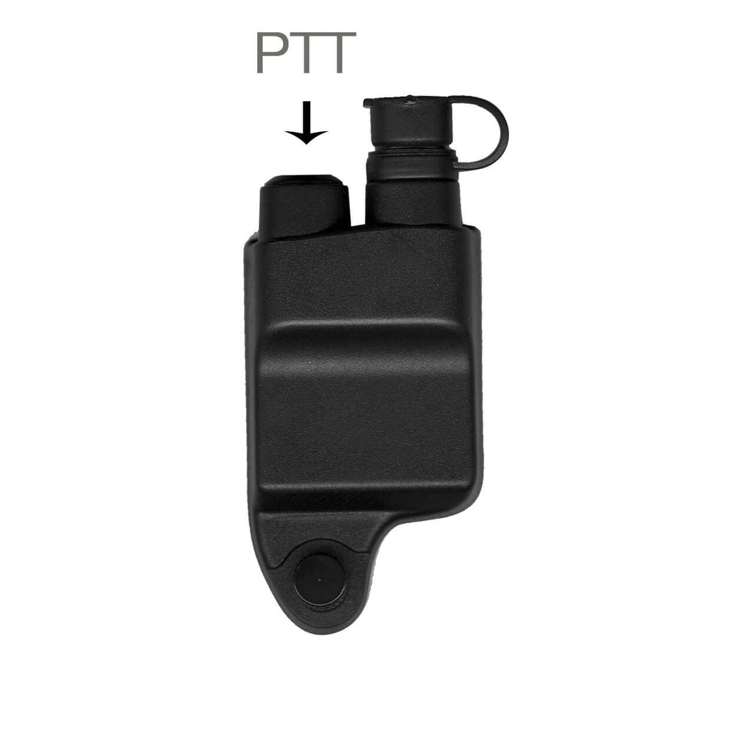 SM-V2-28SR: Straight wire Cable Shoulder/Chest Microphone for Harris(L3Harris), M/A-Com P5300, P5350, P5370, P5450, P5470, P5500, P5550, P5570, P7300, P7350, P7370, XG-15(P/MultiMode), XG-25(P/Pe/MultiMode), XG-75(P/Pe/MultiMode) Comm Gear Supply CGS