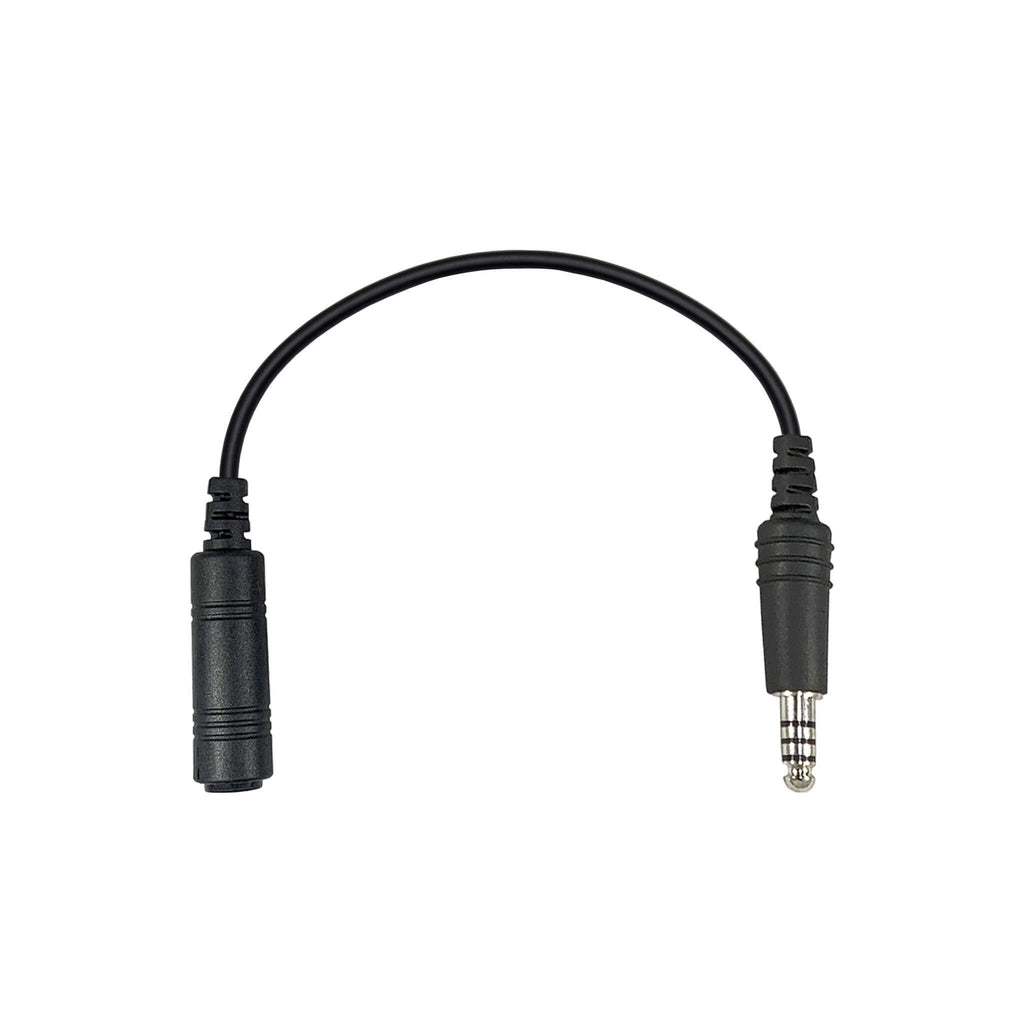 ACV-NATO: Converts headset designed for Atlantic Signal Comtac V Dual and Multi COMM Communication Control Units to the common TP-120/U174 single comm PTTs. If your headset has a connector with with 4 red stripes