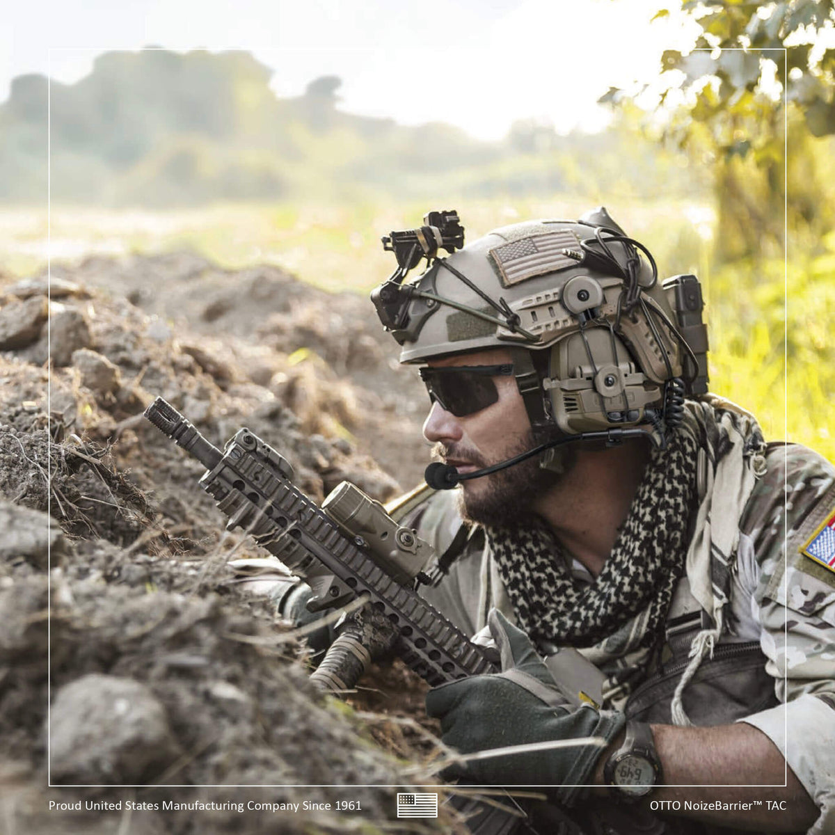 OTTO TAC NoizeBarrier Headset w/ Active Hearing Protection