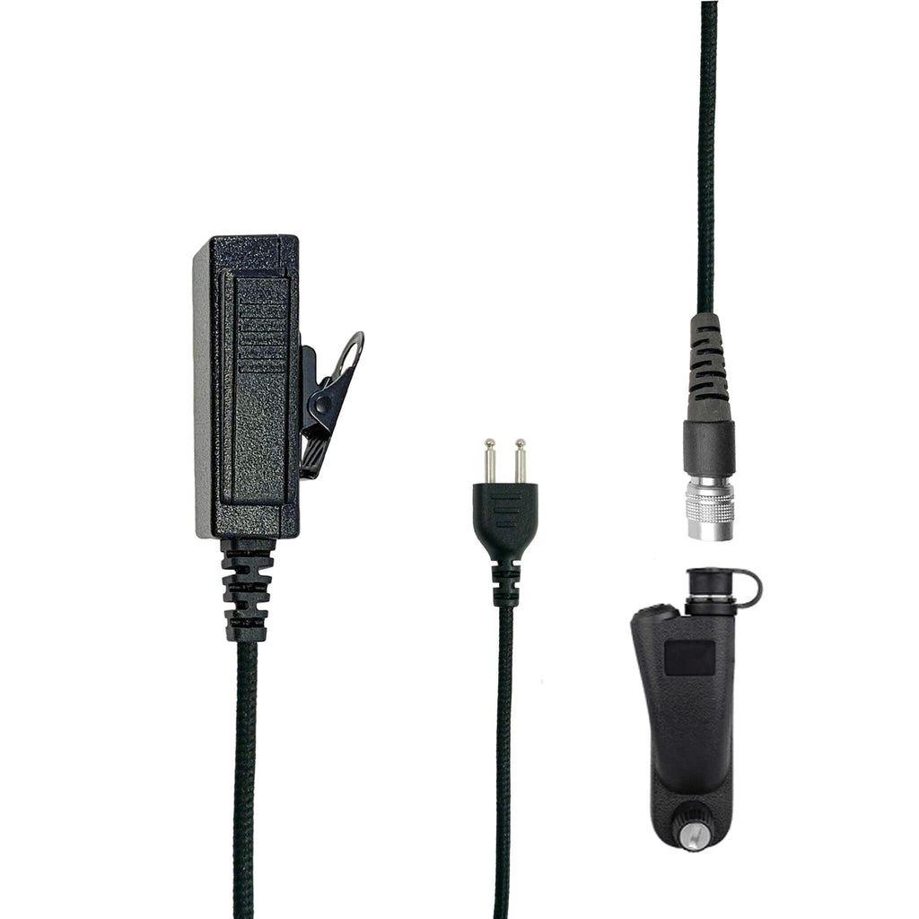 Tactical 2 Wire Comms Kit w/ Braided Fiber Cabling for Peltor, 3M, Howard Leight Impact Pro, Impact Sport, Pro Ears, MSA  Nexus J11 B2W-SNL-SR quick disconnect kit with no adapter quick release hirose easy connect B2W-SNL-34SR: Motorola APX900, APX1000, APX2000, APX3000, APX4000, APX5000 APX6000/LI/XE APX7000/L/XE APX8000 SRX2200 XPR6100 XPR6300 XPR6350 XPR6380 XPR6500 XPR6550 PR6580 XPR7350/e XPR7380/e XPR7550/e XPR7580/e DP3400 DP3401 DP3600 DP3601 Comm Gear Supply CGS