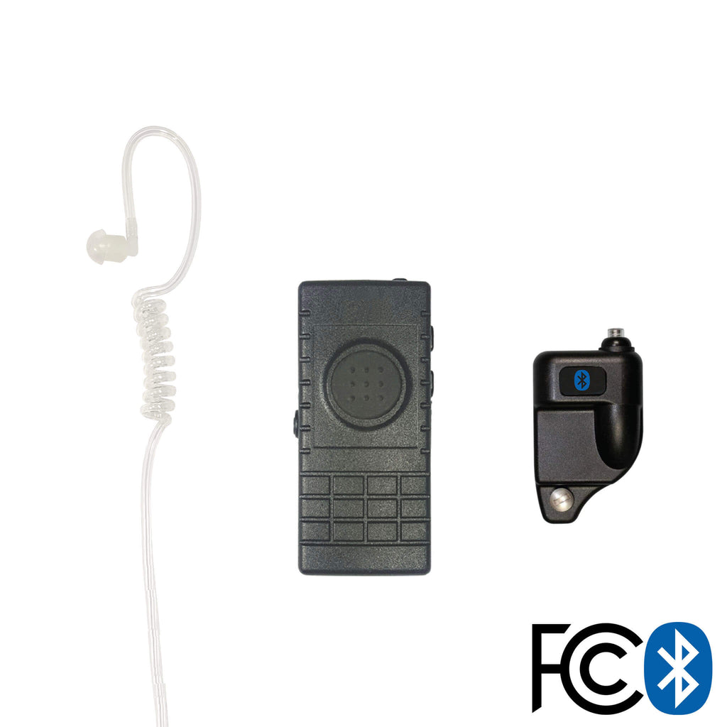 Bluetooth Lapel/Utility Mic & Earpiece Kit w/ Adapter For Harris: All P5300 P5400 P5500 P7300 Series, XG-15/25/75 BTH-300-BT-537 Pryme Comm Gear Supply CGS