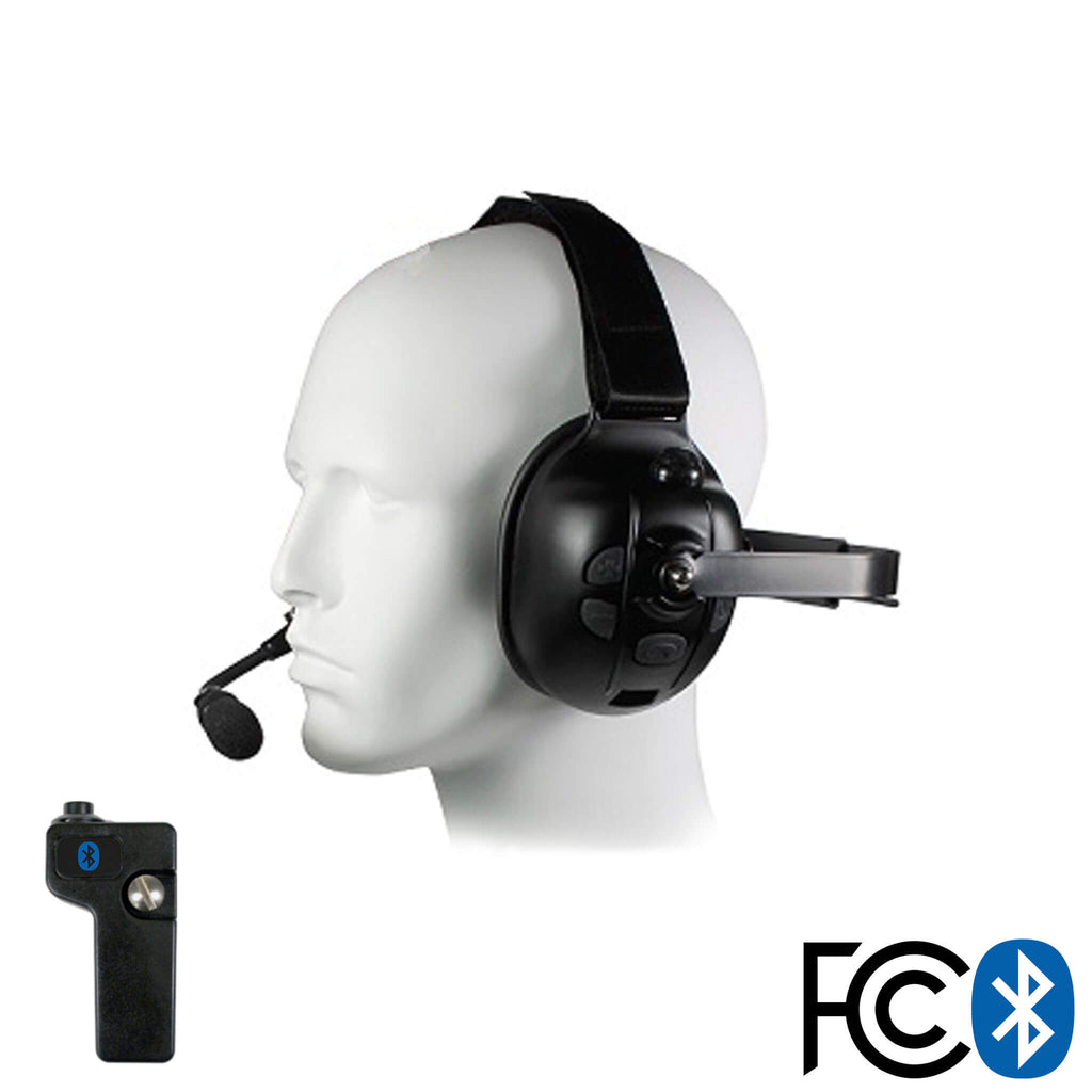 Bluetooth Headset & Radio Adapter Kit for Racing/Other Applications - Multi Pin Connectors for: Motorola, Kenwood, Harris, Hytera, Vertex, Icom Comm Gear Supply CGS BTH-300