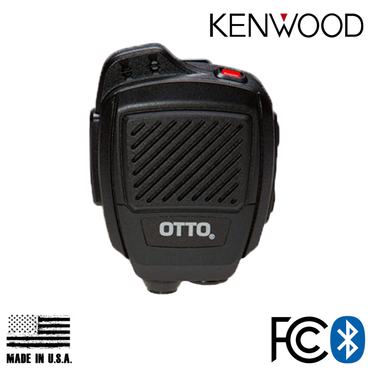 Bluetooth OTTO USA Made Speaker Mic For Kenwood NX-3320, NX-5000