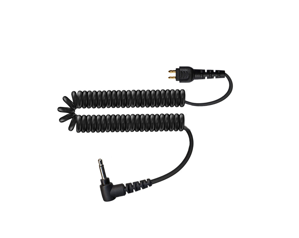LO25AC Cable Comm Gear Supply CGS Replacement Cable For 2.5mm Listen Only Acoustic Tube - Connects To Speaker Mic for Harris(L3Harris), M/A Com, Otto