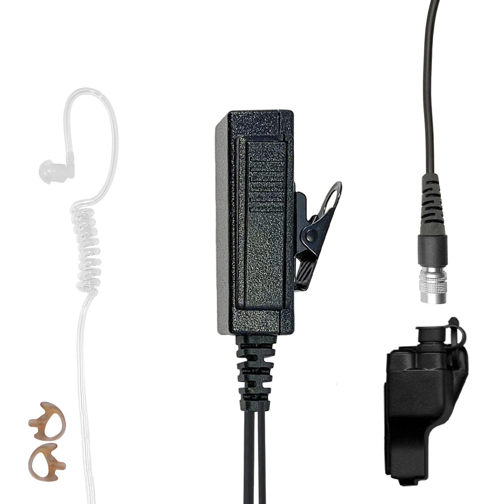 Mic & Earpiece Radio Kit - Quick Disconnect Motorola XTS Series, HT/JT1000, MT/MTS2000, MTX838/900/8000/9000, PR1500 & More Comm Gear Supply CGS LT23SR