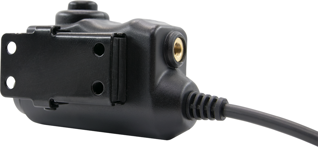 M51-KEN: Tactical Headset Push To Talk(PTT) Adapter For 2 Pin Kenwood, Baofeng, BTECH, Rugged Radios, Diga-Talk, TYT, AnyTone, Relm/BK Radio, Quansheng, Wouxon. Comm Gear Supply CGS