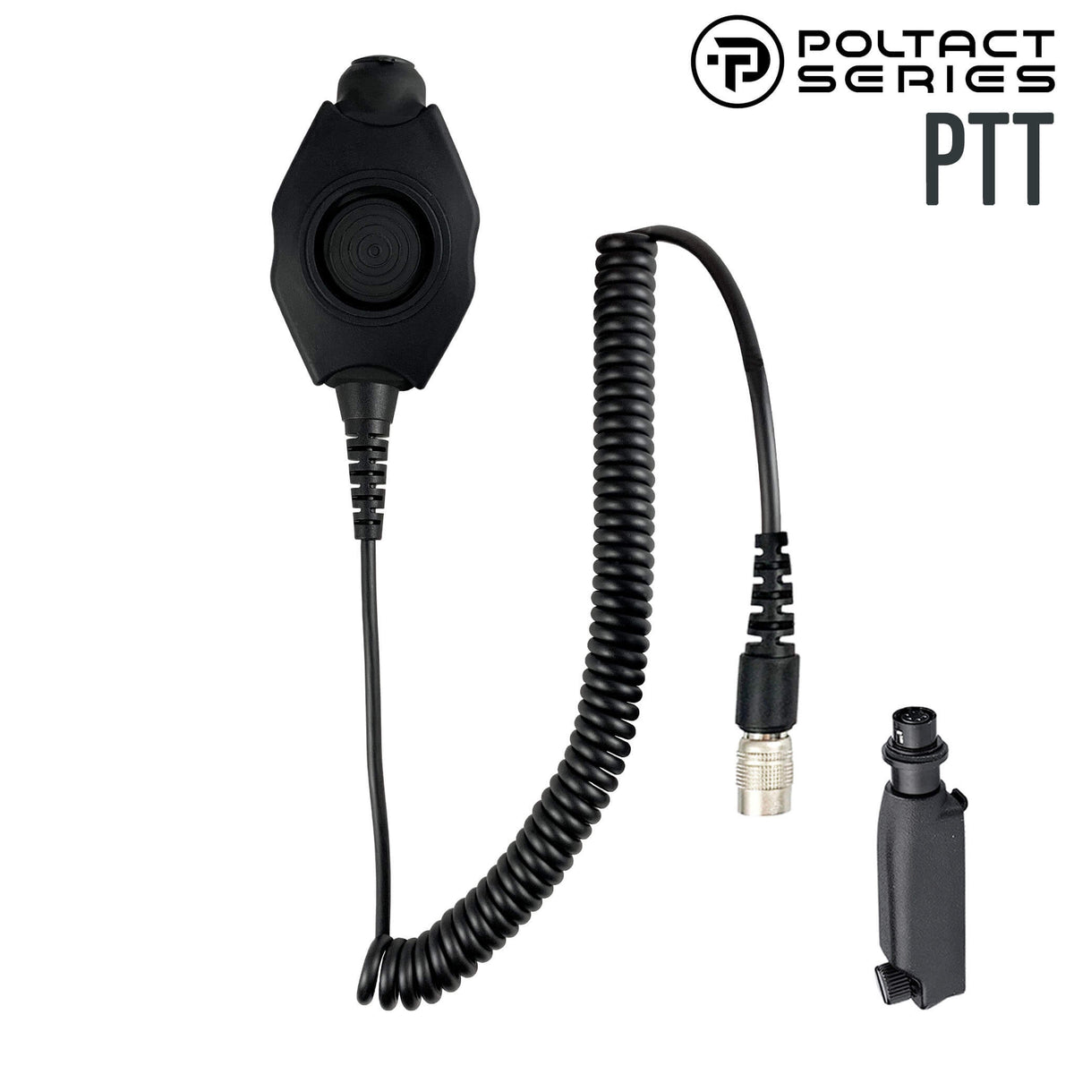 Tactical Radio Amplified PTT for Headset w/ Quick Disconnect