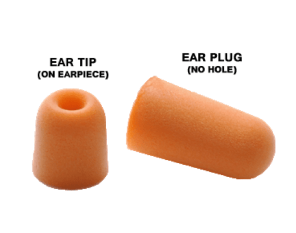 noise attenuating ear buds for radio earpiece acoustic tubes Comm Gear Supply CGS