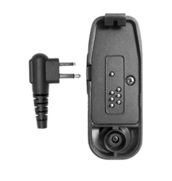 P/N: 34-03: Earpiece 2-Pin Converter for Motorola APX Series, XPR63xx, XPR65xx, XPR755 Comm Gear Supply CGS