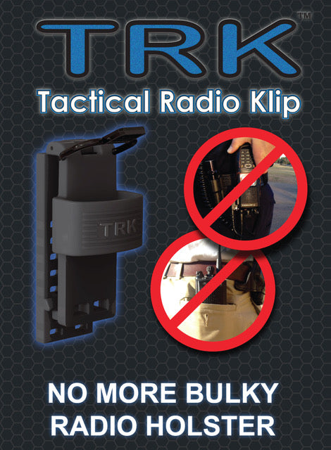 TRK Tactical Radio Klip - Motorola, Kenwood, Harris(L3Harris), Vertex, & More Comm Gear Supply CGS