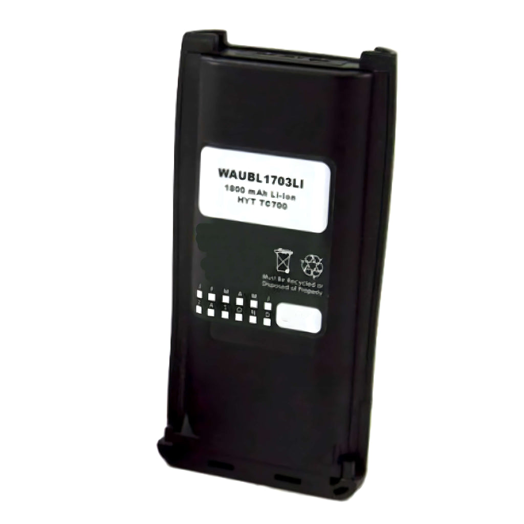 WAUBL1703LI: High Quality, Top Tier Cell Replacement Battery for Relm/BK Radio/Walkie RPU7500, RPV7500, BL1703, HYT TC700, TC700U, TC700V, TC780, TC780U, TC780V Comm Gear Supply CGS