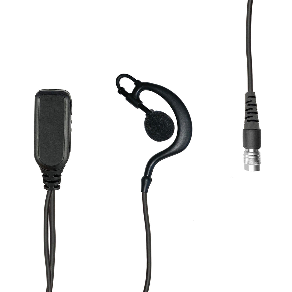 ear hook earpiece mic kit for radio