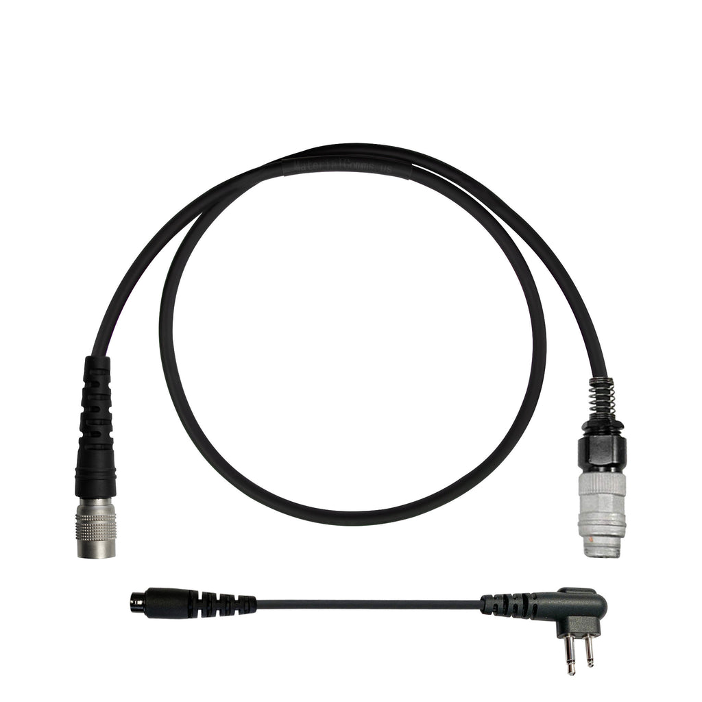 SCU-35SR: 6 Pin Hirose Quick Disconnect Adapter Cable for the Comtac VII/TMAS/SCU-300 Control Box/PTT for Motorola XPR3300/XPR3300e, XPR3500/XPR3500e, DP3440, DP3441, DP3661, DP2000/e, DP2400/e, DP2600/e, TETRA MTP3100, MTP3200, MTP3250, MTP3250, MTP3500, MTP3550, XIR P6600, XIR P6608, XIR P6620, XIR P6628, MTP850, MTP3550, DEP550, DEP570 Comm Gear Supply CGS