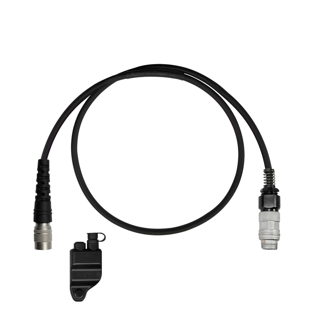 SCU-35SR: 6 Pin Hirose Quick Disconnect Adapter Cable for the Comtac VII/TMAS/SCU-300 Control Box/PTT for Motorola XPR3300/XPR3300e, XPR3500/XPR3500e, DP3440, DP3441, DP3661, DP2000/e, DP2400/e, DP2600/e, TETRA MTP3100, MTP3200, MTP3250, MTP3250, MTP3500, MTP3550, XIR P6600, XIR P6608, XIR P6620, XIR P6628, MTP850, MTP3550, DEP550, DEP570 Comm Gear Supply CGS