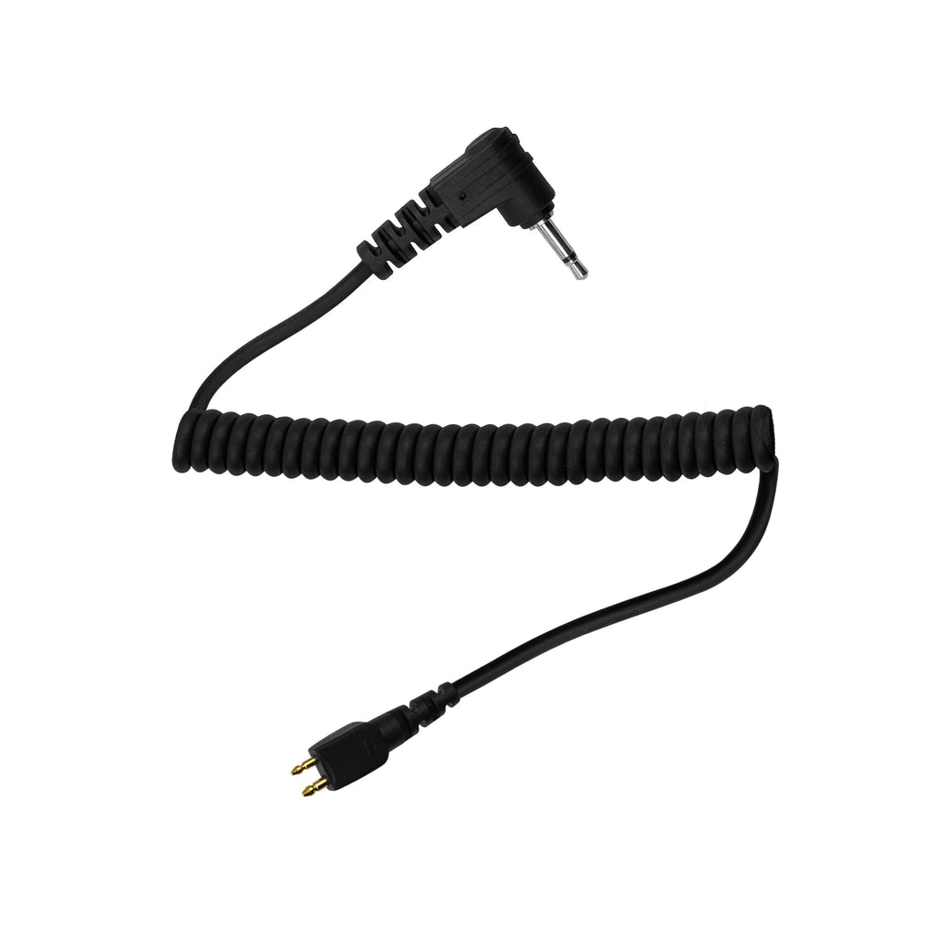 LO25AC Cable Comm Gear Supply CGS Replacement Cable For 2.5mm Listen Only Acoustic Tube - Connects To Speaker Mic for Harris(L3Harris), M/A Com, Otto