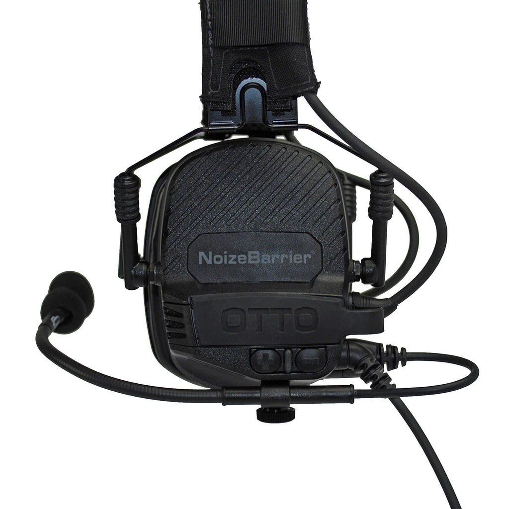 OTTO TAC NoizeBarrier Tactical Radio Headset w/ Active Hearing Protection - headset only V4-11033FD, V4-11033BK, or V4-11033OD Comm Gear Supply CGS