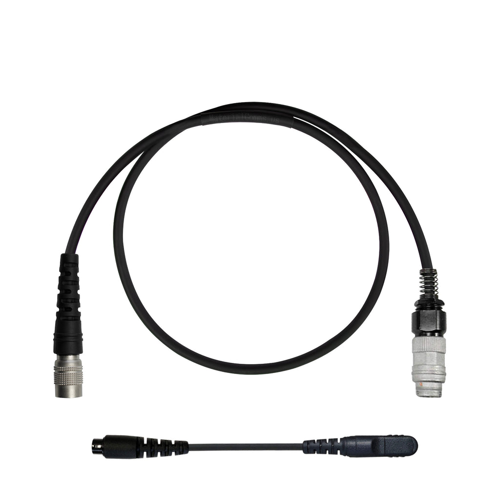 SCU-35SR: 6 Pin Hirose Quick Disconnect Adapter Cable for the Comtac VII/TMAS/SCU-300 Control Box/PTT for Motorola XPR3300/XPR3300e, XPR3500/XPR3500e, DP3440, DP3441, DP3661, DP2000/e, DP2400/e, DP2600/e, TETRA MTP3100, MTP3200, MTP3250, MTP3250, MTP3500, MTP3550, XIR P6600, XIR P6608, XIR P6620, XIR P6628, MTP850, MTP3550, DEP550, DEP570 Comm Gear Supply CGS