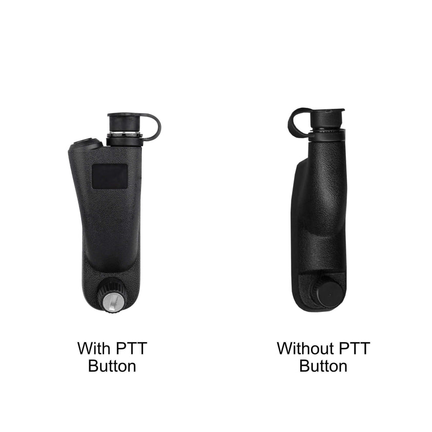 PolTact V2 Tactical Radio PTT for Headset w/ Dual Buttons & Quick Disc ...