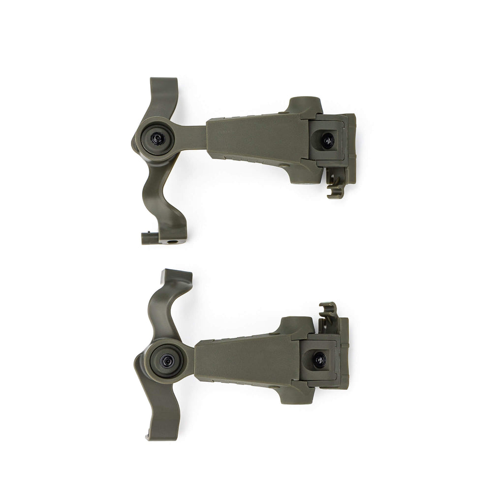 EM-M16C-TBD, Earmor Rear Helmet Mount Kit for Helmet/Headset Rail Mount Systems: FAST/ARC(Ops-Core Helmets), Team Wendy EXFIL 2.0 EXFIL 3.0, Hard Head Veterans M-LOK/MTEK/HHV & more.  Compatible only with Earmor mark 3 M31X, M32X, MARK3 headsets.