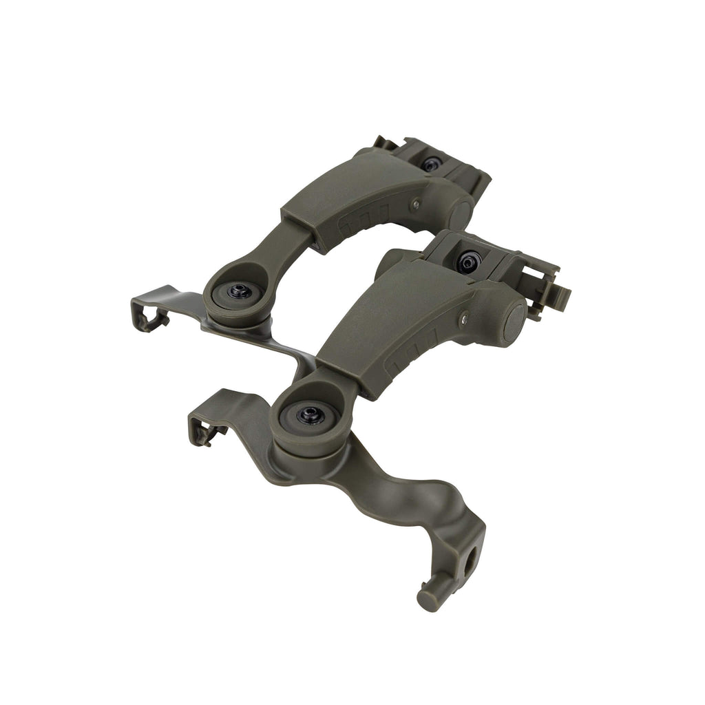 EM-M16C-TBD, Earmor Rear Helmet Mount Kit for Helmet/Headset Rail Mount Systems: FAST/ARC(Ops-Core Helmets), Team Wendy EXFIL 2.0 EXFIL 3.0, Hard Head Veterans M-LOK/MTEK/HHV & more.  Compatible only with Earmor mark 3 M31X, M32X, MARK3 headsets.