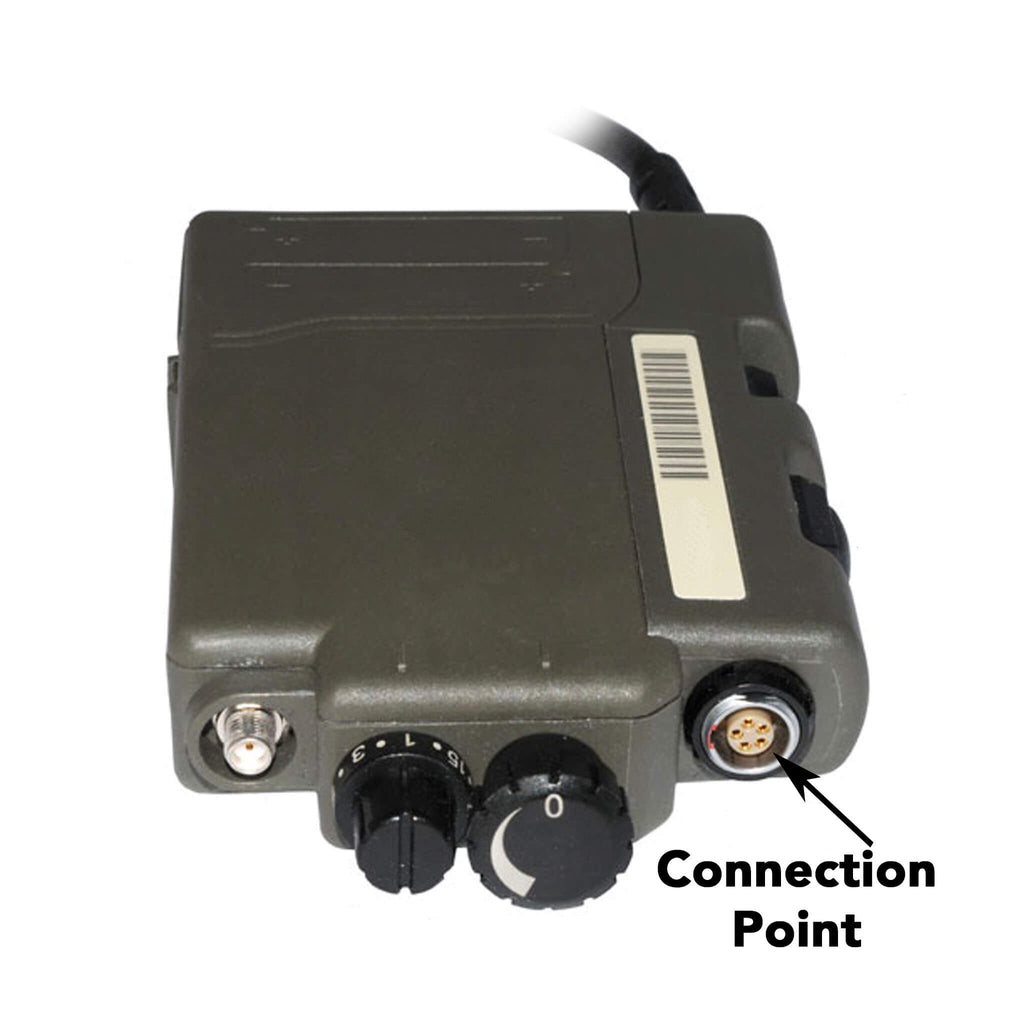 2W-15HW: Tactical 2 Wire Comms Kit ONLY For Selex/Marconi /Bowman H4855, H4855U, & AN/PRC-343, Personal Role Radio PRR Integrated Intra Squad Radio IISR - LEMO 5 Pin Comm Gear Supply CGS