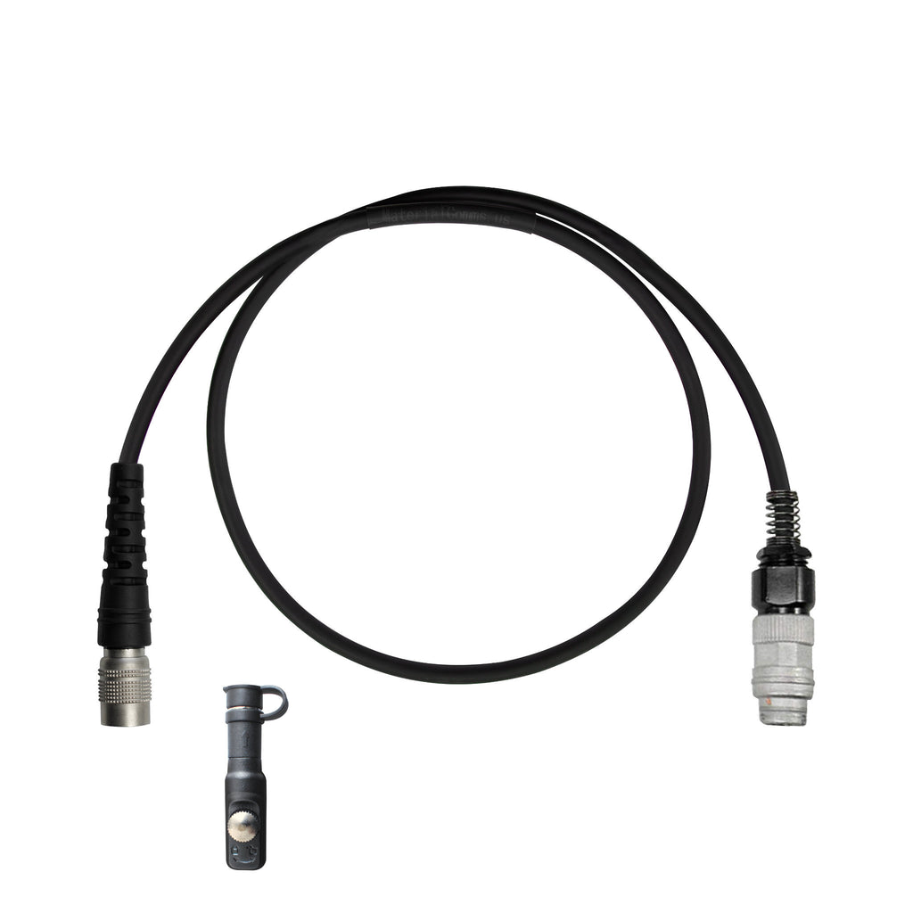 SCU-35SR: 6 Pin Hirose Quick Disconnect Adapter Cable for the Comtac VII/TMAS/SCU-300 Control Box/PTT for Motorola XPR3300/XPR3300e, XPR3500/XPR3500e, DP3440, DP3441, DP3661, DP2000/e, DP2400/e, DP2600/e, TETRA MTP3100, MTP3200, MTP3250, MTP3250, MTP3500, MTP3550, XIR P6600, XIR P6608, XIR P6620, XIR P6628, MTP850, MTP3550, DEP550, DEP570 Comm Gear Supply CGS