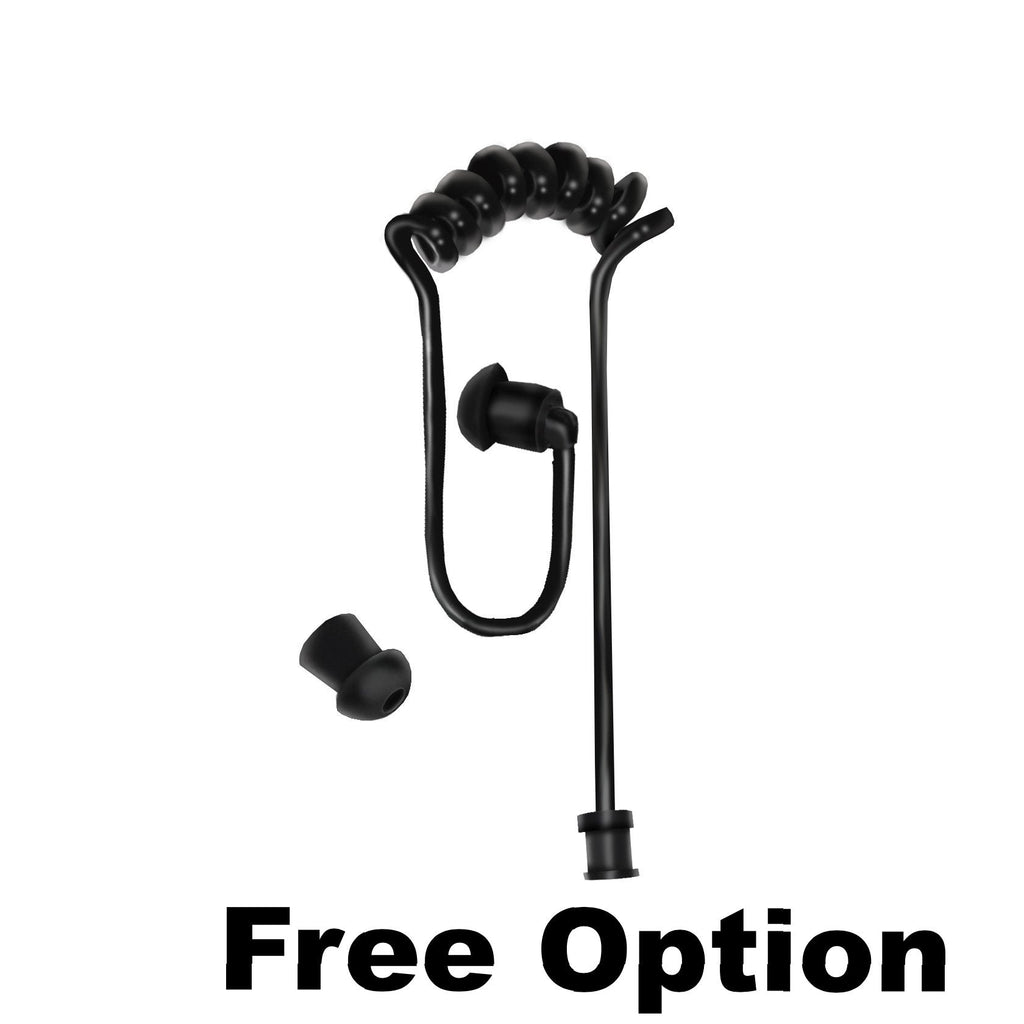 PS03: Complete Surveillance Earpiece Kit For Mic & Earpiece 2 Wire Radio Kit: Yaesu 2 Pin: FT-65, FT25, FT-4XR, FT-4VR. Ideal for Church / Temple Security. Comm Gear Supply CGS