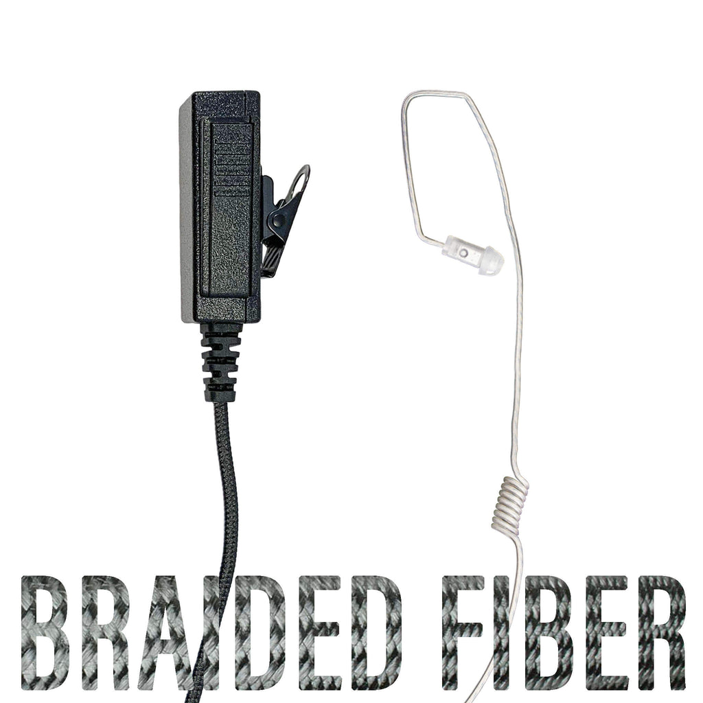 B2W-INV-TBD invisible series tactical 2 wire microphone kit braided fiber nylon cable Ultra Stealth 360 Flexo Radio tubeless Earpiece Kit - Motorola, Kenwood, Harris, M/A Com, Tait RO-360F-22-3.5: Ultra Stealth 360 Covert Whisper Covert Listen Only Earpiece EP1079SC A1 Micro Sound Tubeless Listen Only Earpiece/Tactical Radio Earpiece - 3.5mm, Connects to Speaker Mic for Motorola, Kenwood, Icom, Relm 360 flexo Comm Gear Supply CGS earphone connection tubeless EP-MS1A-B material comms communications I-PE35