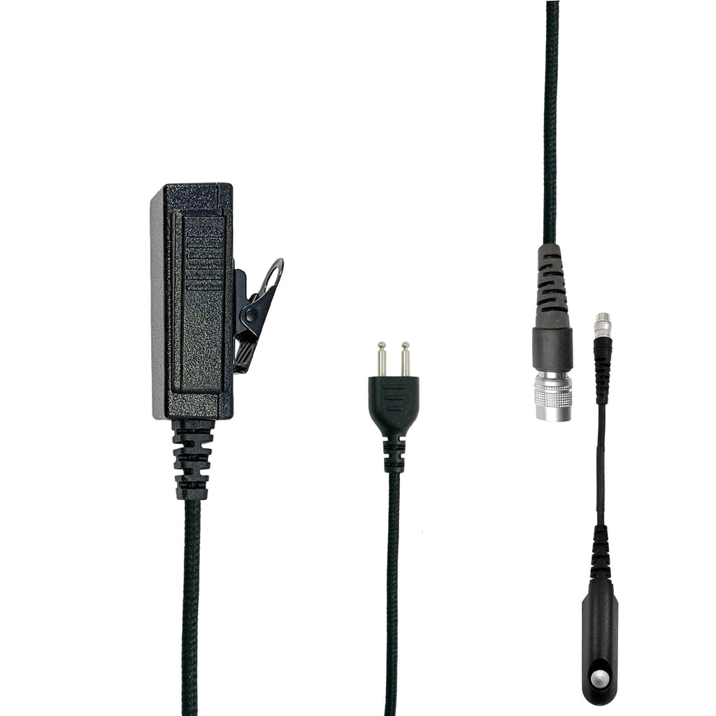 Tactical 2 Wire Comms Kit w/ Braided Fiber Cabling for Peltor, 3M, Howard Leight Impact Pro, Impact Sport, Pro Ears, MSA  Nexus J11 B2W-SNL-SR quick disconnect kit with no adapter quick release hirose easy connect B2W-SNL-33SR: BaoFeng: UV9R, UV9R Plus, BF-A58, UV-XR, GT-3WP, BF-9700, UV-5S, BF-R760, UV-82WP BF-558, BF-N9, UV9R Pro, Comm Gear Supply CGS