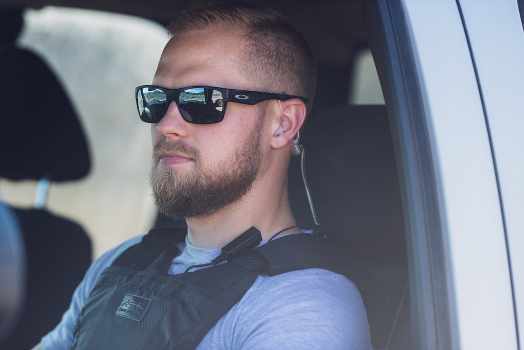 Tactical Mic & Earpiece Braided Fiber Kit - Baofeng, BTECH GMRS-PRO and UV-PRO Comm Gear Supply CGS B2W03BSR