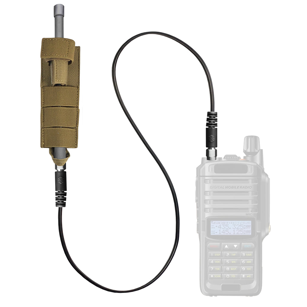M.A.S.T Mast modular antenna system  Tactical Antenna Relocation Kit - ARK-RHA - For Retevis: RT29, RT47, RT48, RT82, RT83, RT87, HYT: PT-790, TC-3000, TC-3600, TC-610P, TC-780, TC-780MPT, Ailunce: HD1, AnyTone: AT-D868-UV, AT-D878-UV DMR, Yaesu Handheld Radios Comm Gear Supply CGS