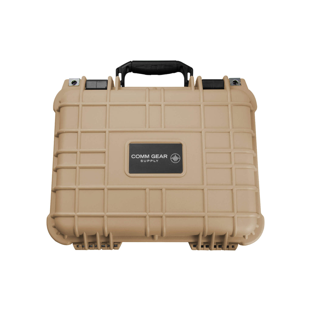 eylar SA00001 CASE-2-BLK CASE-2-GRA CASE-2-TAN CASE-2-GRN CASE-2-YEL: Hard Shell Protective Case; Ideal for Single Tactical Headset and other comms accessories comm gear supply