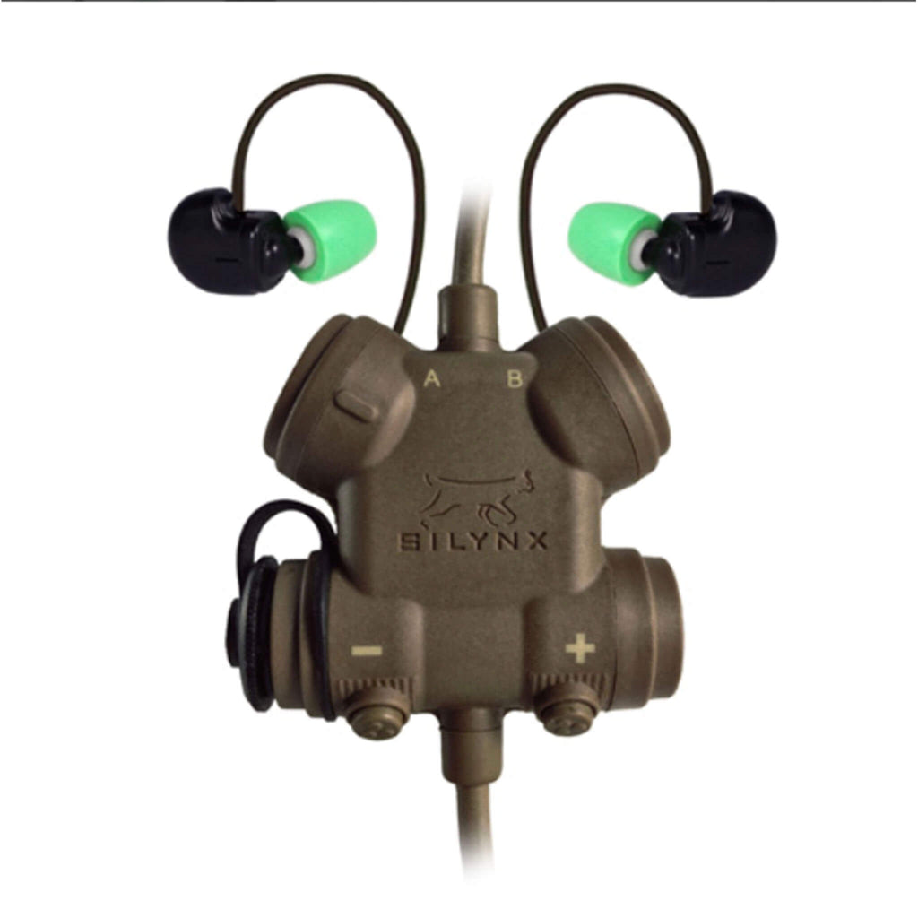 Silynx: CLARUS Tactical In-Ear Comms System CLAR-HS-B/T-N-00/CA0211-02: For 2 Pin Kenwood, Baofeng, BTECH, Rugged Radios, Diga-Talk, TYT, AnyTone, Alinco, Wouxon, Relm/BK Radio, Quansheng Comm Gear Supply CGS