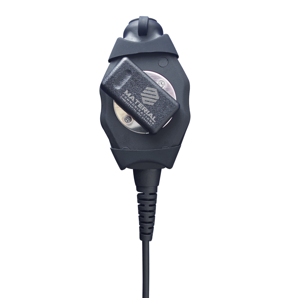Tactical Radio Helmet Headset w/ Active Hearing Protection - PTH-V2-23 Material Comms PolTact Headset & Push To Talk(PTT) Adapter For EF Johnson: 5000, 5100, 8100, 51SL ES, 51 Fire ES, 51SL ES, 51LT ES, 7700, Ascend, AN/PRC127EFJ, VP400, VP600, VP900  Comm Gear Supply CGS