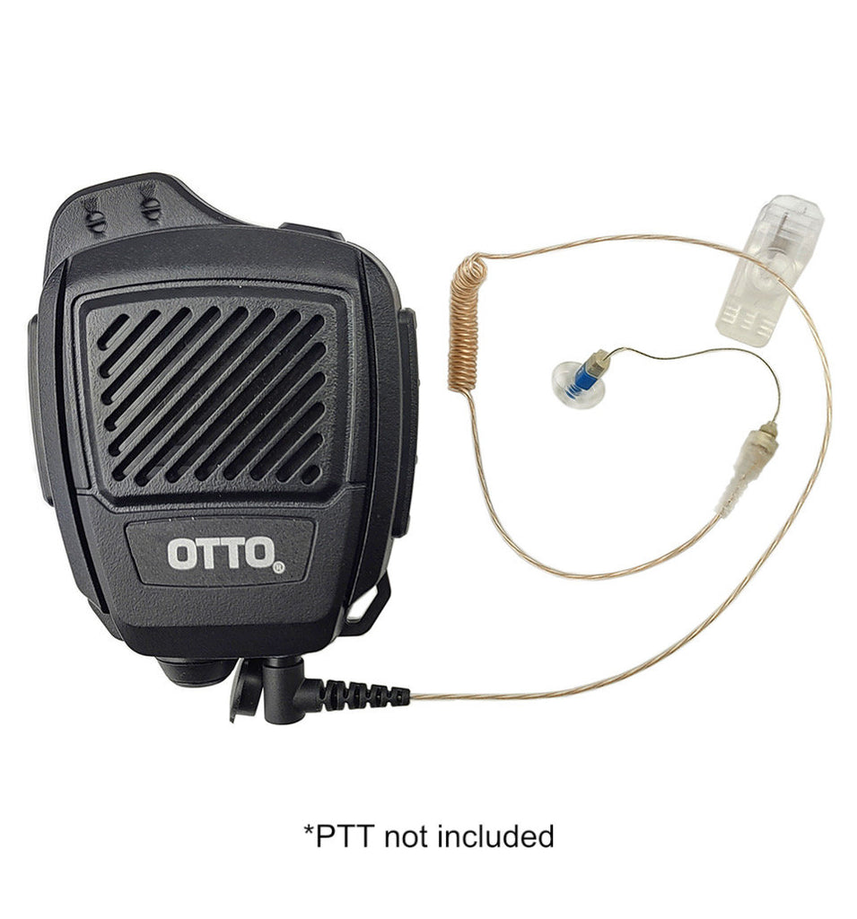 V1-1156-X COVERT Surveillance Earpiece sets a new standard for quality, discretion, and clarity, providing reliable communication across surveillance teams. The low visibility earpiece, integrated with the new OTTO Surveillance PTT (purchase separately), provides a complete solution for teams assessing and responding to threats—with the confidence that they can depend on OTTO’s trusted communication clarity. Comm Gear Supply CGS