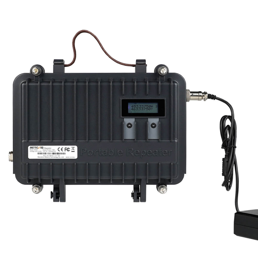 P/N: RT97: Retevis RT97 10W portable radio repeater bundle can be used to extend your radio talking range, maximize the talking range of your walkie talkies, and improve call quality Comm Gear Supply CGS
