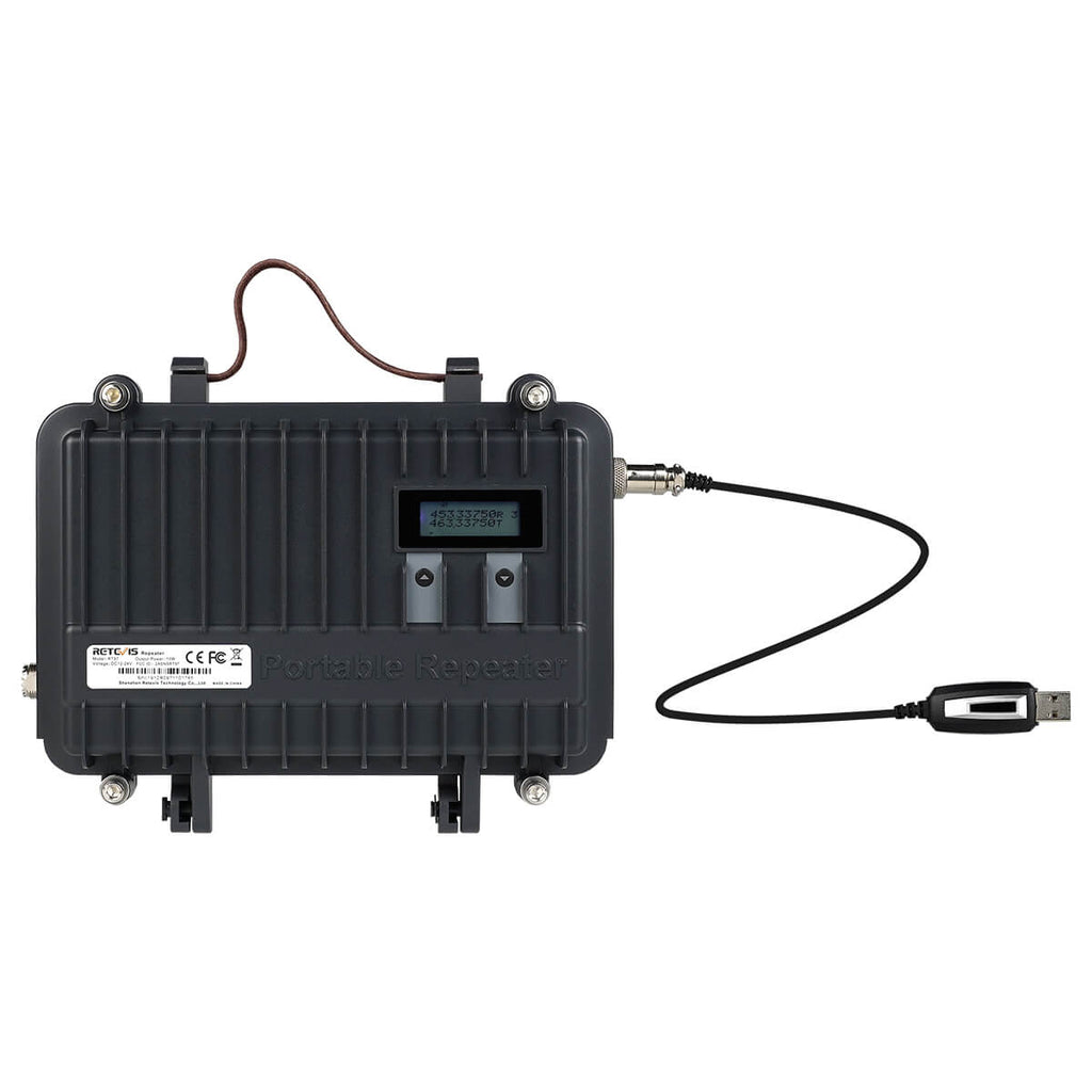 P/N: RT97: Retevis RT97 10W portable radio repeater bundle can be used to extend your radio talking range, maximize the talking range of your walkie talkies, and improve call quality Comm Gear Supply CGS