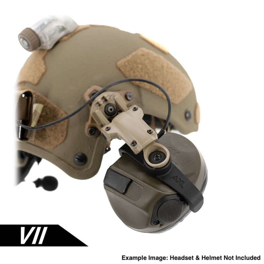 Axl Rac Link AXL RAC Link GEN II/Ops-Core Mount Kit for: 3M Peltor ComTac, SwatTac ...