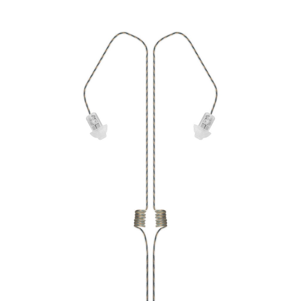 RO-360F-22-3.5: Ultra Stealth 360 Covert Whisper Covert Listen Only Dual Earpiece EP1079SC A1 Micro Sound Tubeless Listen Only Dual Earpiece/Tactical Radio Earpiece - 3.5mm, Connects to Speaker Mic for Motorola, Kenwood, Icom, Relm 360 flexo Comm Gear Supply CGS earphone connection tubeless EP-MS1A-B material comms communications ID-PE35: The Invisible Series Earpiece patrol series earpiece