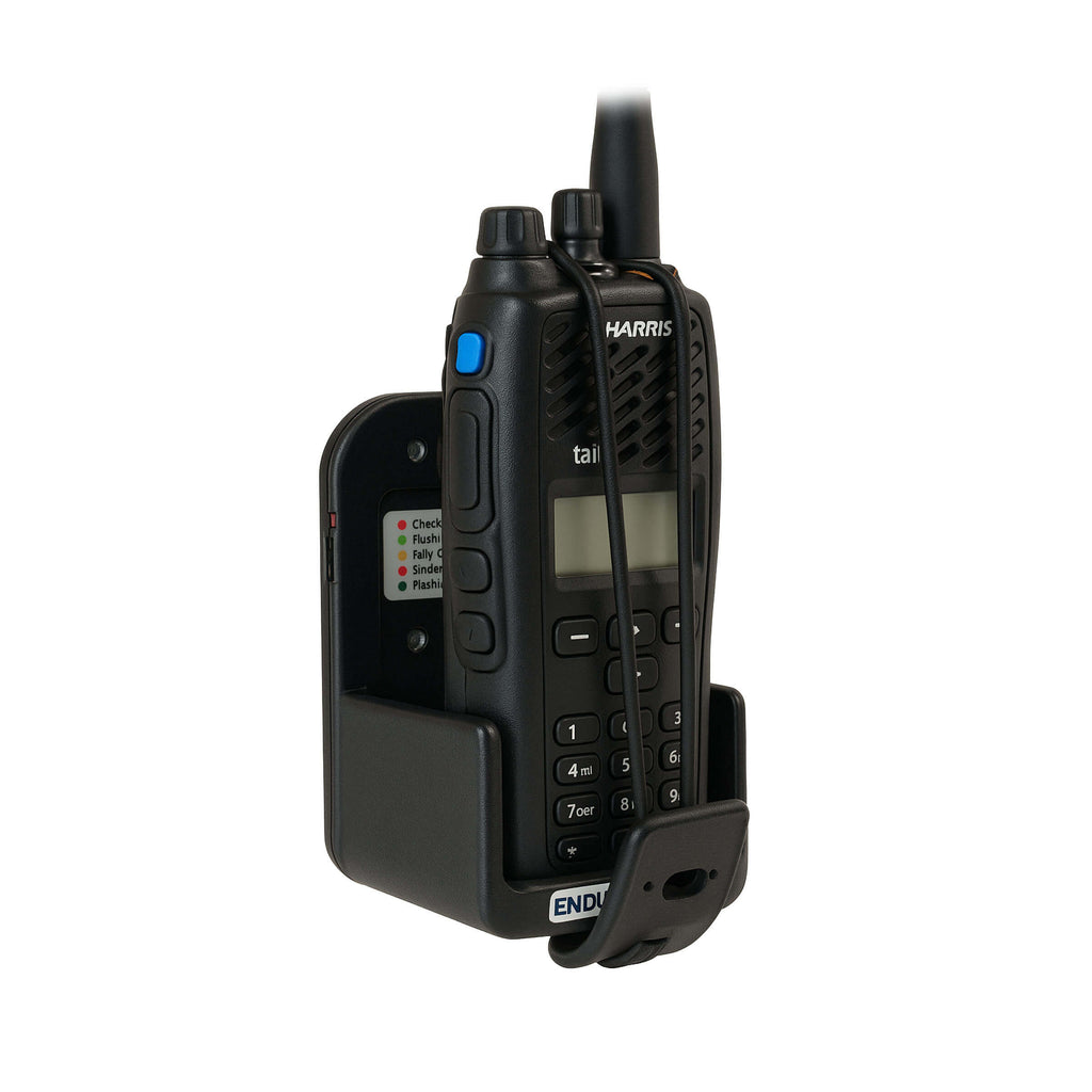 EVC-BK3-4: Complete Rugged Mounted In-Car 4x Charger Kit for Tait/Harris/L3Harris: TP8100, TP8110, TP8115, TP8120, TP8135, TP8140, TP9300, TP9355, TP9360, TP9400, TP9435, TP9440, TP9455, TP9460, TP9555, TP9560, TP9655, TP9660, TP9900