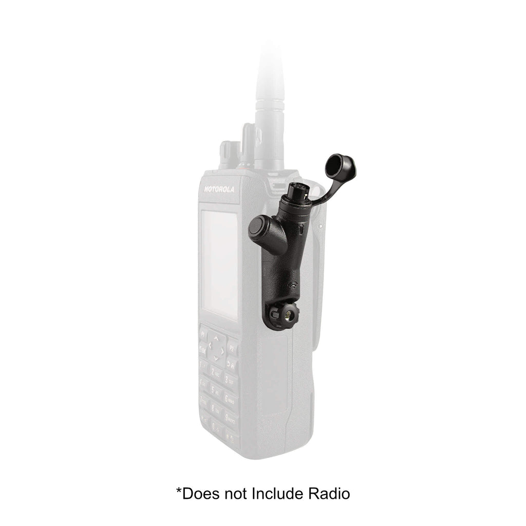 Tactical Radio Adapter/PTT for Headset(Hirose Adapter System): NATO/Military Wiring, Gentex, Ops-Core, OTTO, Select Peltor Models, Savox, Sordin, Helicopter - Quick Disconnect Motorola R7, MXP600 & ION Series. Comm Gear Supply CGS PT-PTTV1-37RR-N
