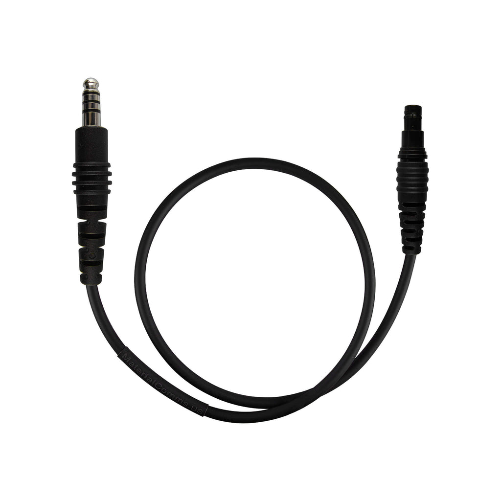 AMPCONN-NATO N254584-00-0021, N254584-00-0027  N254584-01-0021, N254584-01-0027 The Ops-Core U174 Stereo Downlead Cable Only for Connectorized Amp Headsets Comm Gear Supply CGS