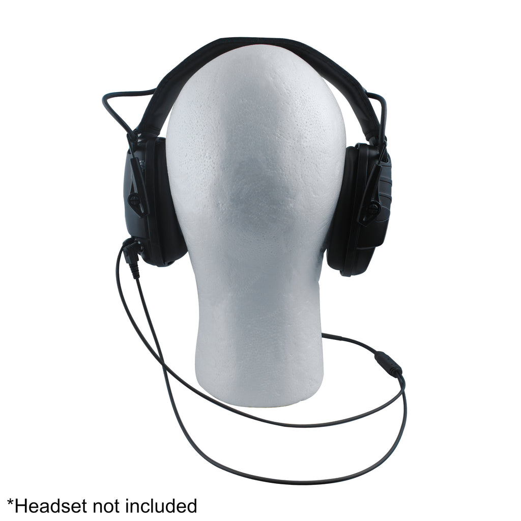 P/N: PTBM-3.5-NX-N: Tactical Boom Mic Comms Kit for Ear Pro Headset. Directly use the 3.5 mm Connector: 3M, Walker's, Howard Leight Impact Pro, Impact Sport, Pro Ears, MSA & More w/ 3.5mm Audio Input Connector Comm Gear Supply CGS