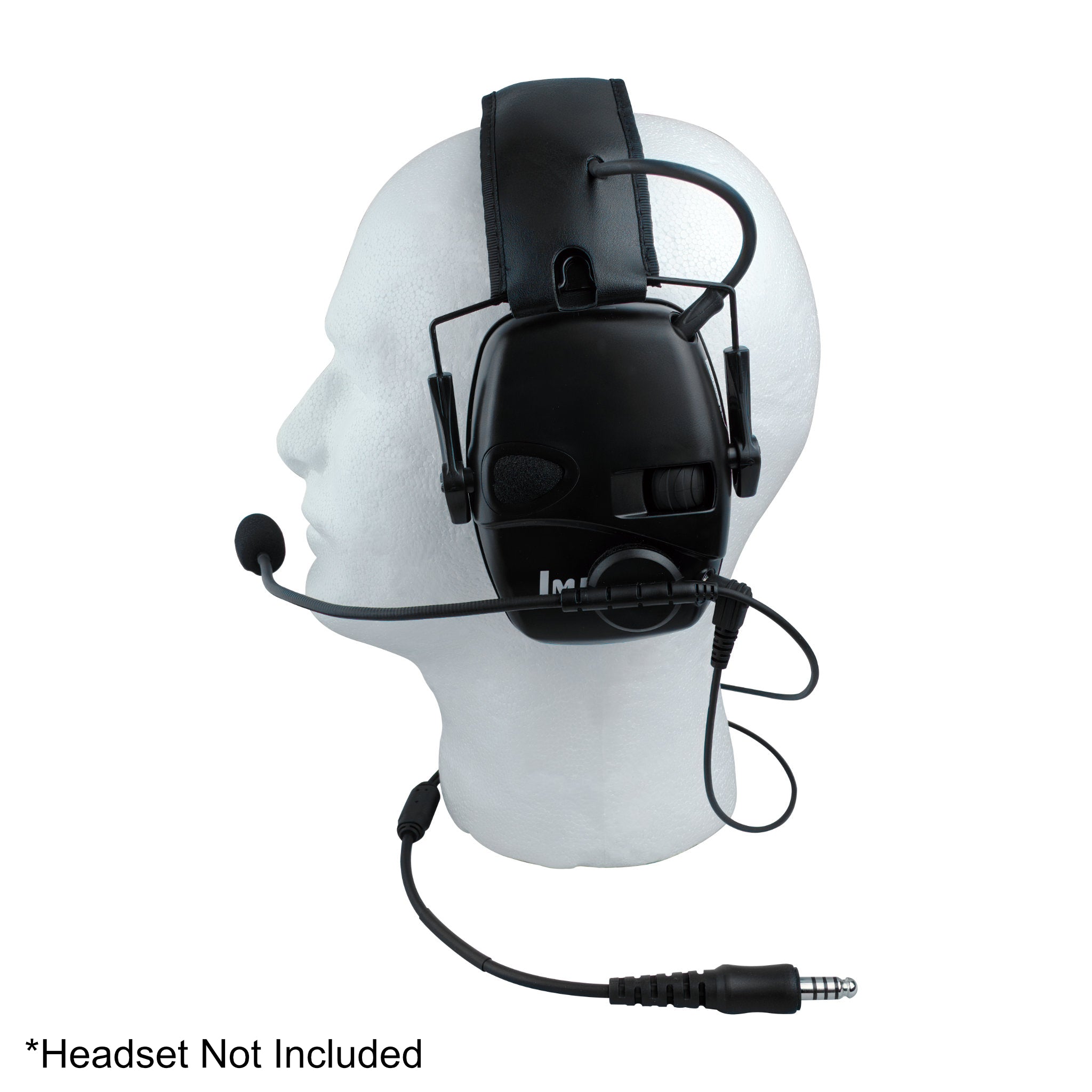 Mic Ear Rig Boom Mic Kit w/ Ear Pro Input Cable & Nexus Connector - NATO Wired, fo ...